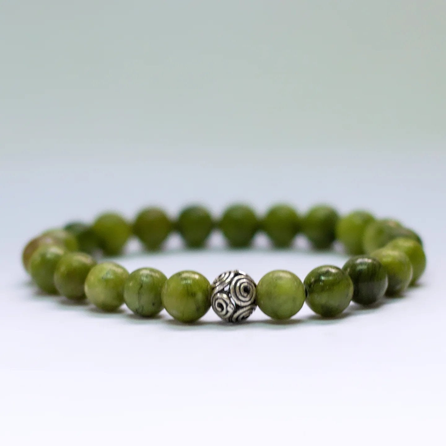 Jade Bracelet – 8mm - Aquarius Stones