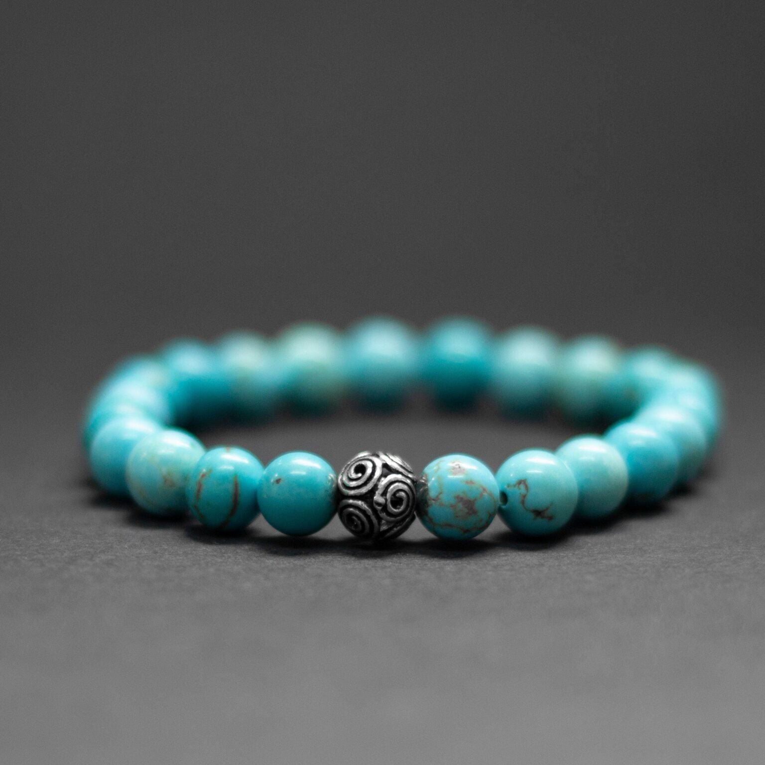 Turquoise Bracelet – 8mm - Aquarius Stones