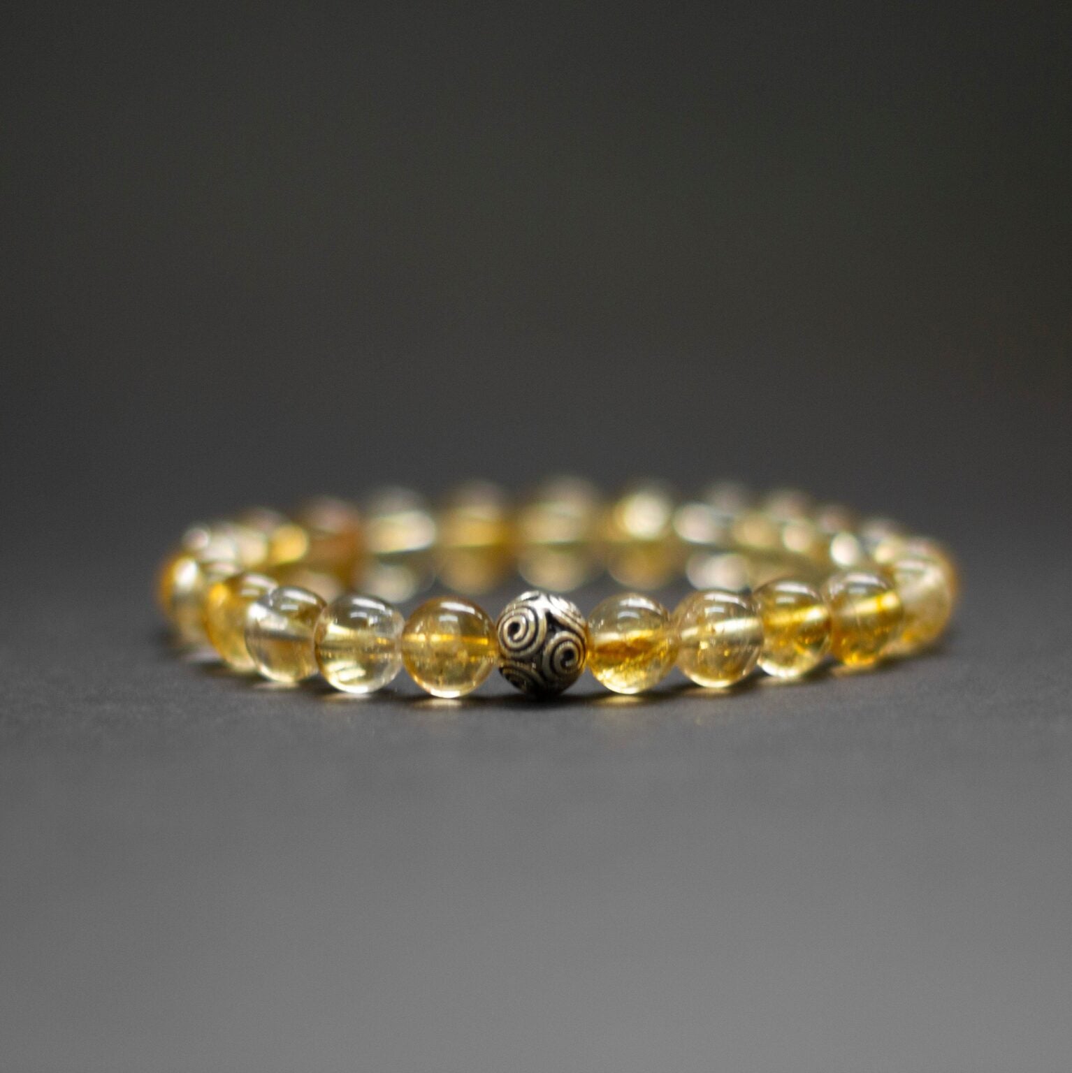 Citrine Bracelet – 8mm - Aquarius Stones