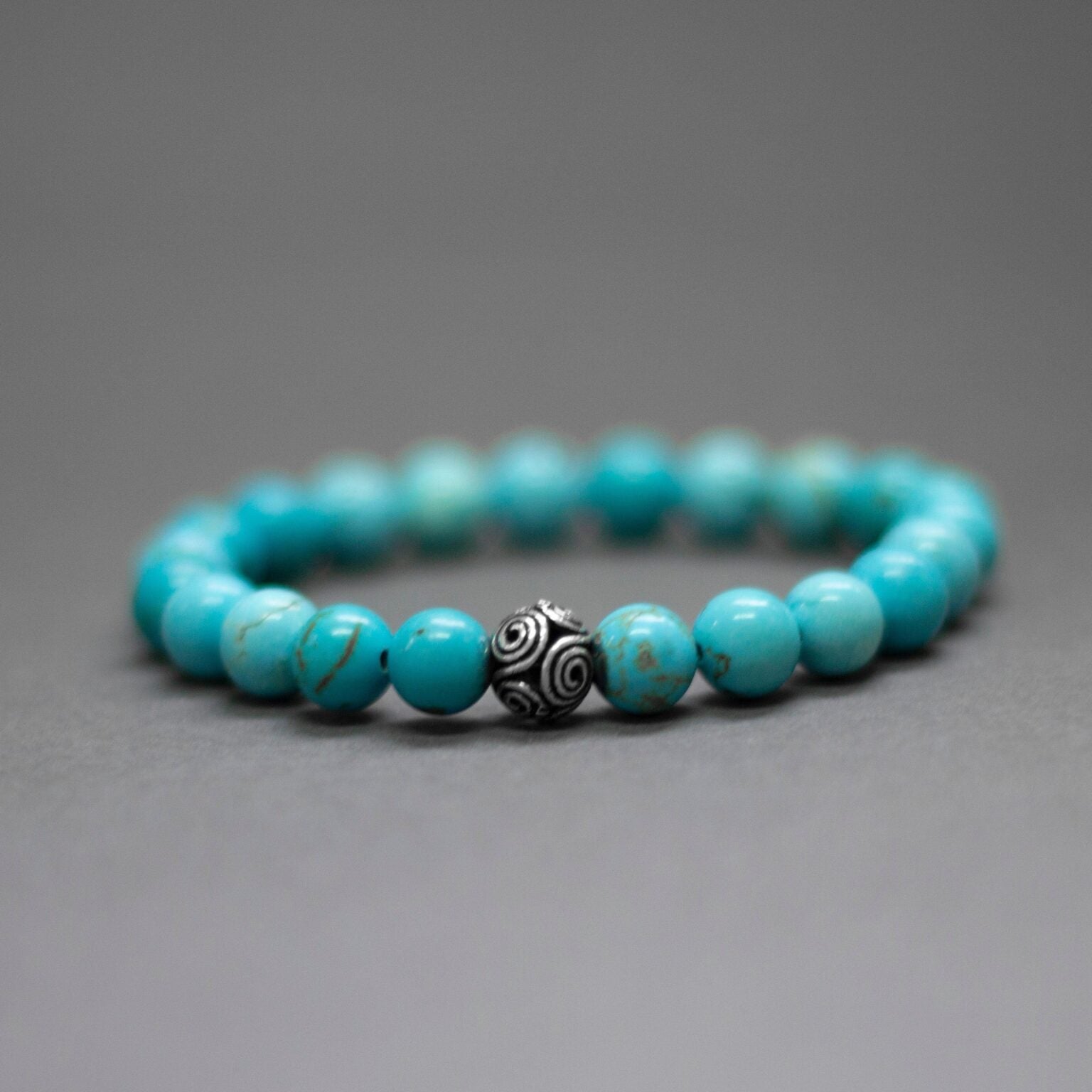 Turquoise Bracelet – 8mm - Aquarius Stones
