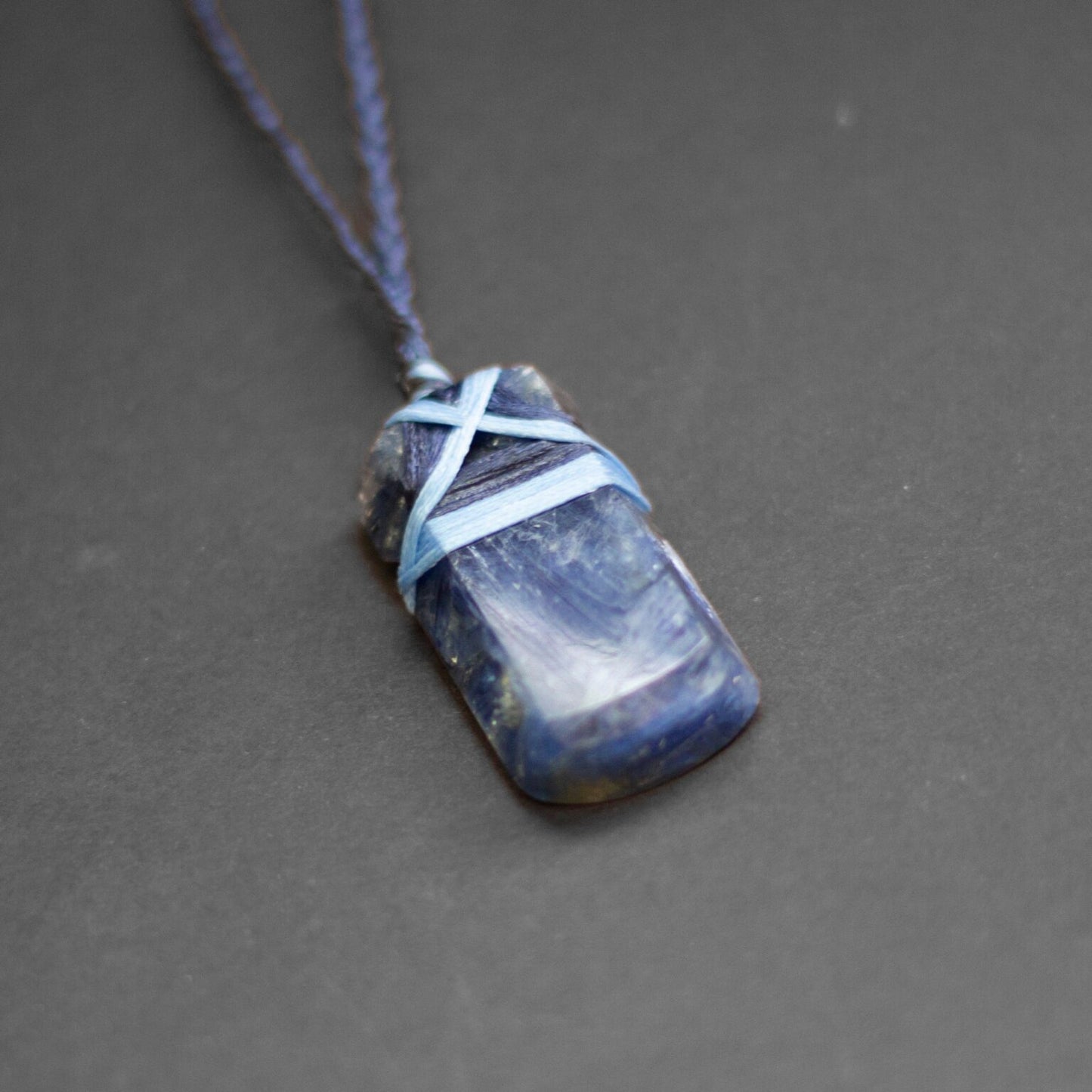 Blue Kyanite Toki Necklace - Aquarius Stones