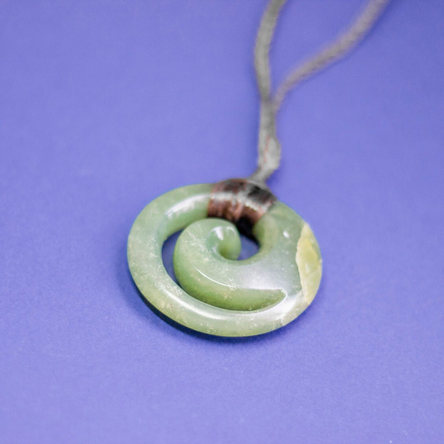 Jadite Kuro Necklace (Carved) - Aquarius Stones