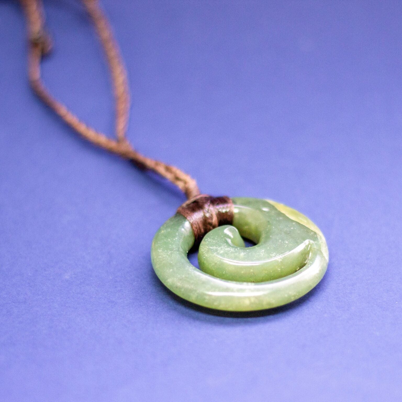 Jadite Kuro Necklace (Carved) - Aquarius Stones