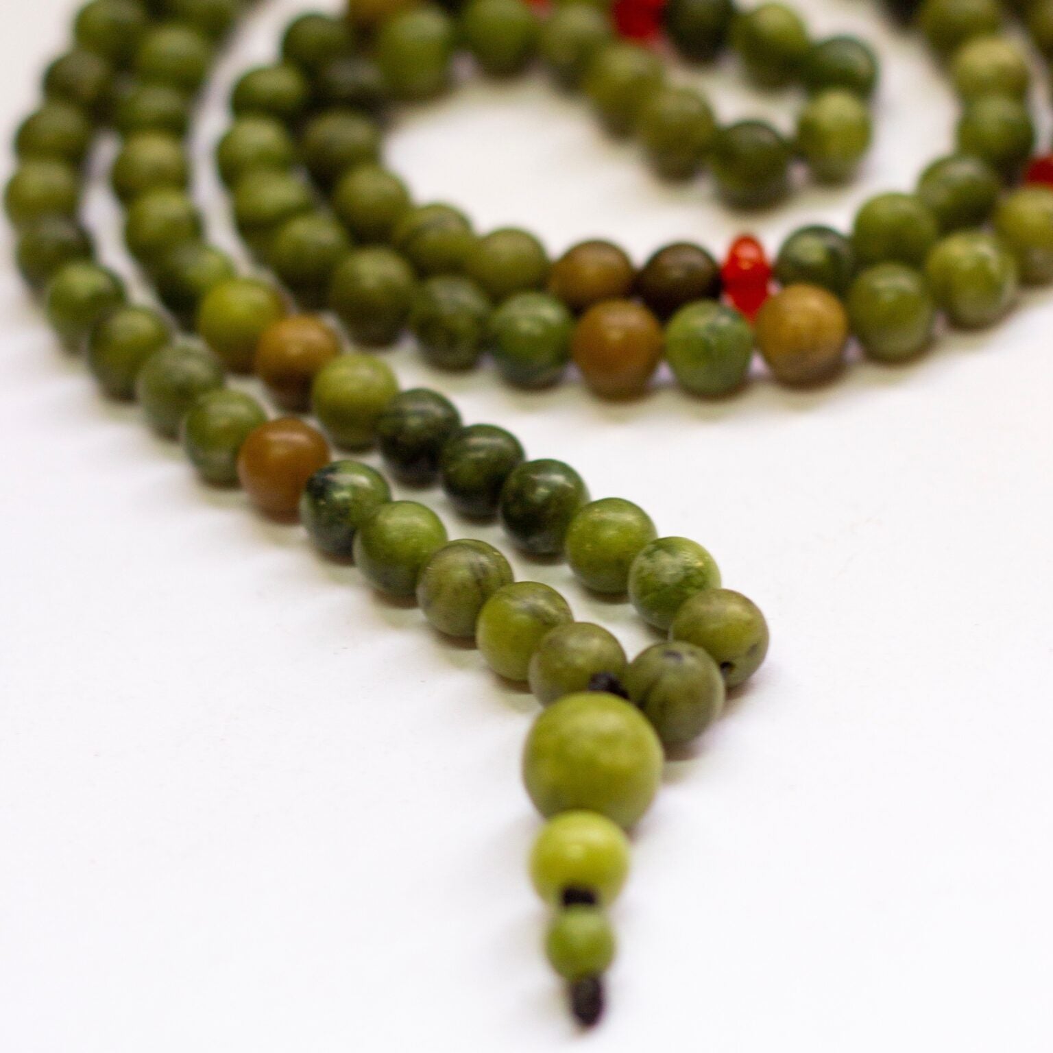Jade Rosary (100 Beads) - Aquarius Stones