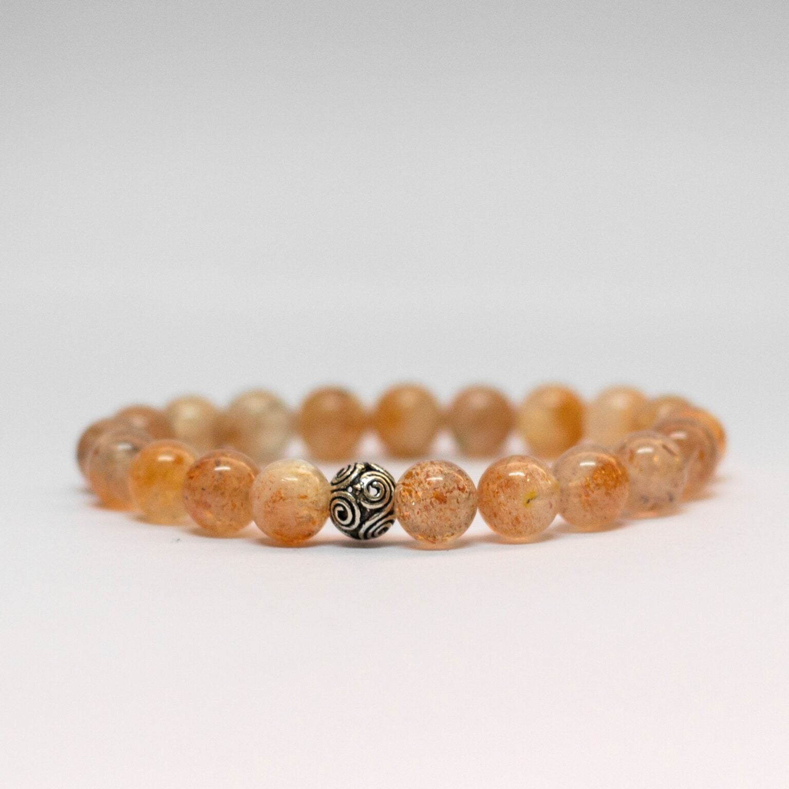 Rainbow Sunstone Bracelet 9mm - Aquarius Stones
