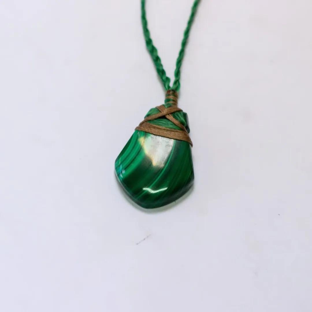 Malachite Toki Necklace - Aquarius Stones