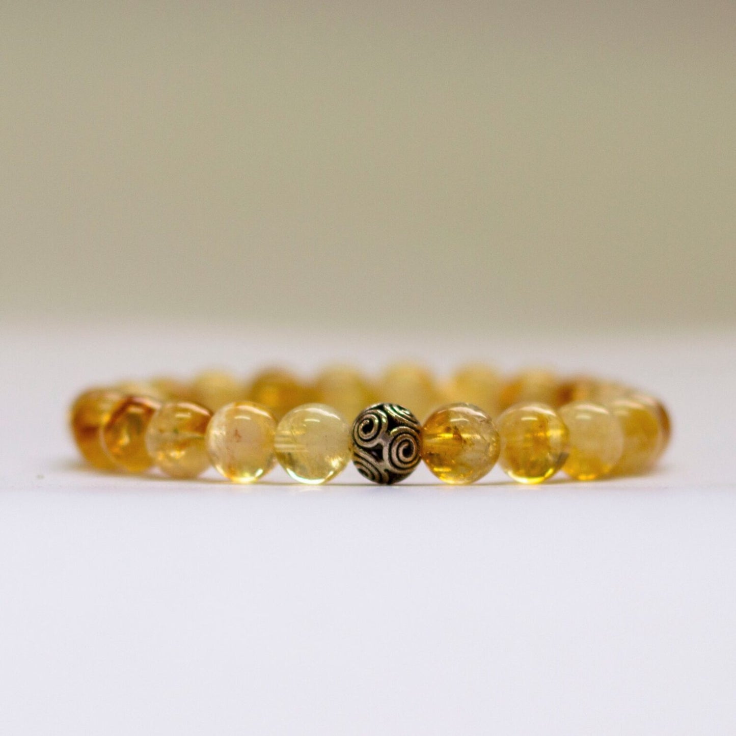 Citrine Bracelet – 8mm - Aquarius Stones