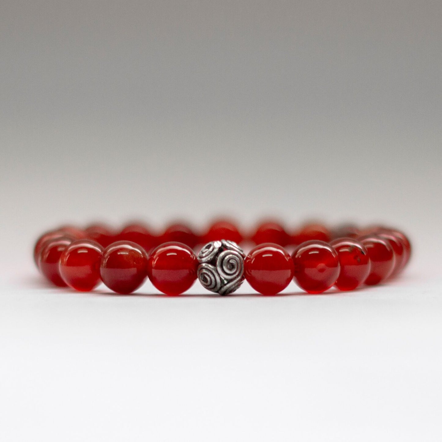 Carnelian Bracelet – 8mm - Aquarius Stones