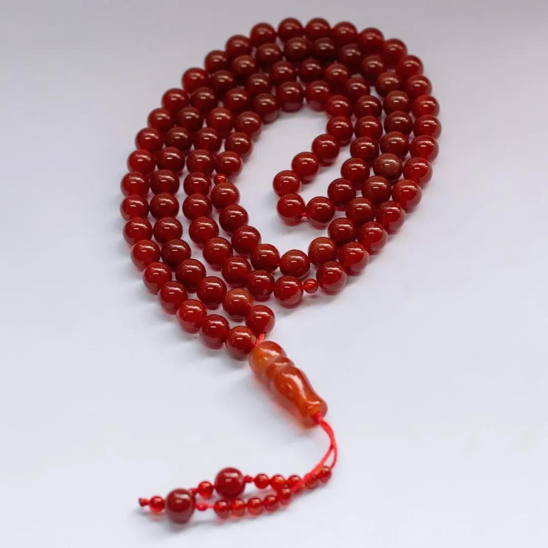 Carnelian Rosary (100 Beads) - Aquarius Stones