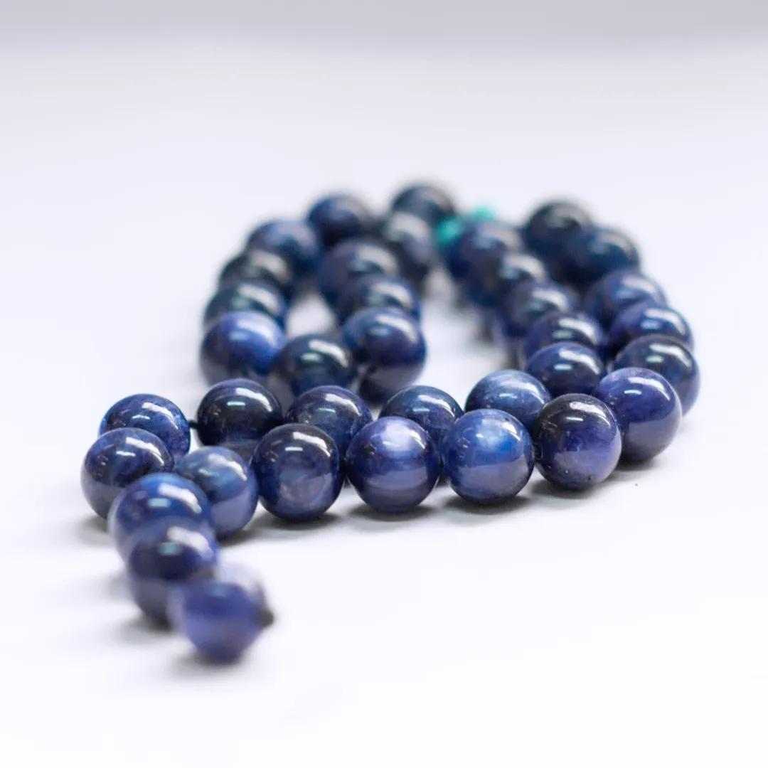 Blue Kyanite Rosary (33 Beads) - Aquarius Stones