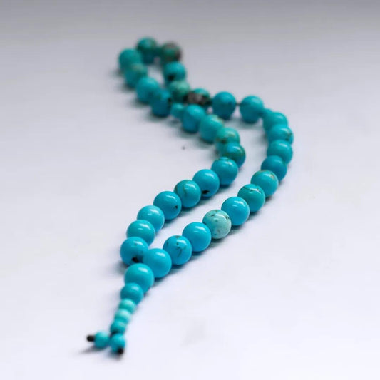 Turquoise Rosary (33 Beads) - Aquarius Stones