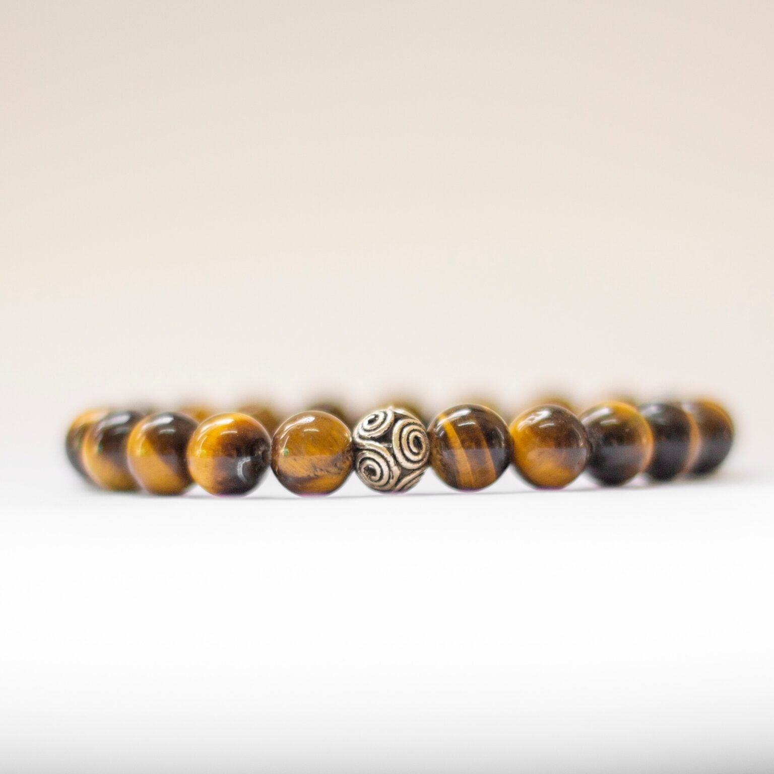 Tiger-Eye Bracelet – 8mm - Aquarius Stones