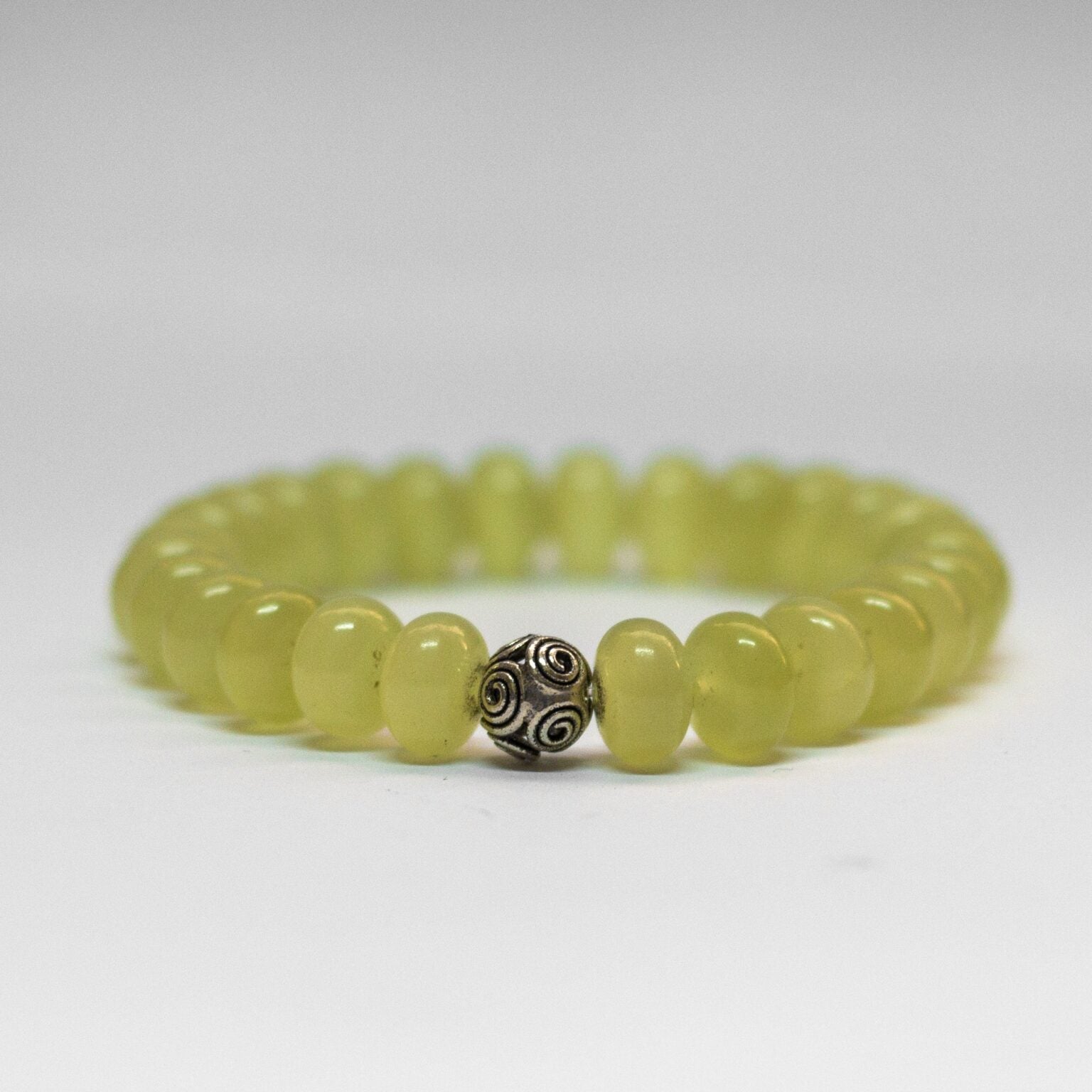 Jadite Bracelet – 10mm - Aquarius Stones