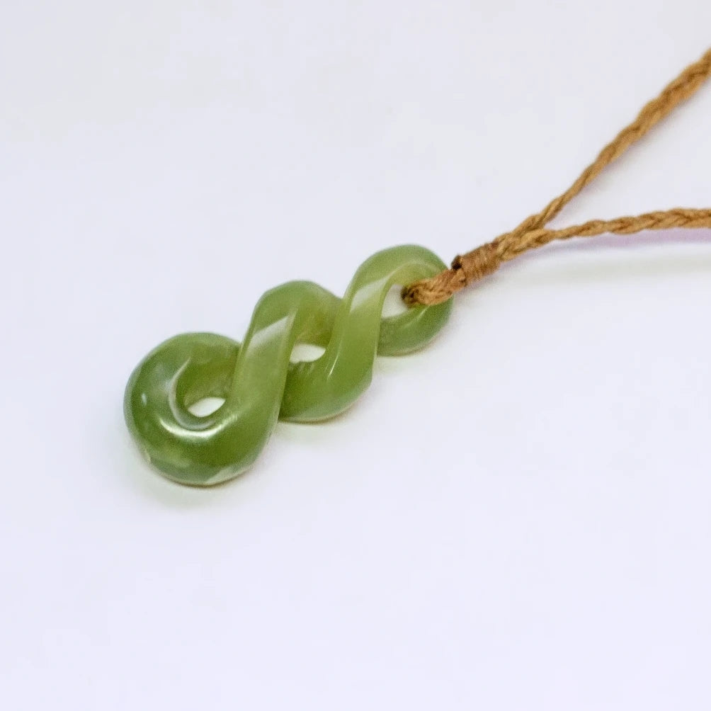 Jadite Pikorua Necklace - Aquarius Stones