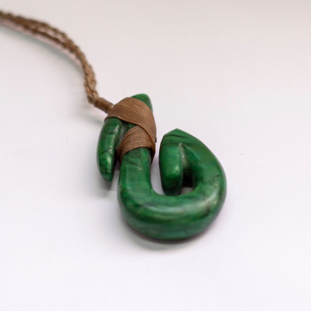 Jade Hei Matau (Fish Hook) Necklace - Aquarius Stones