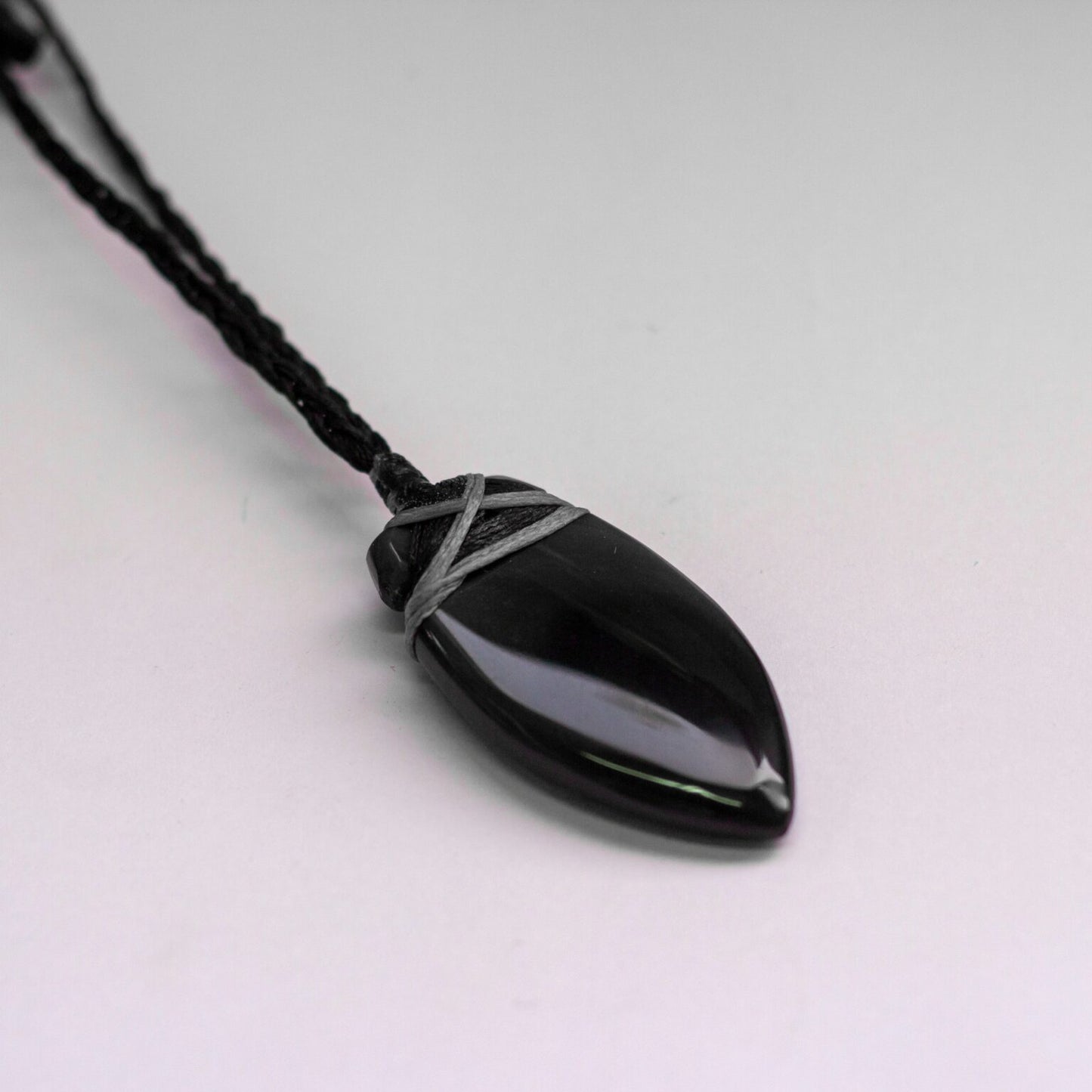 Obsidian Toki Necklace (Big) - Aquarius Stones