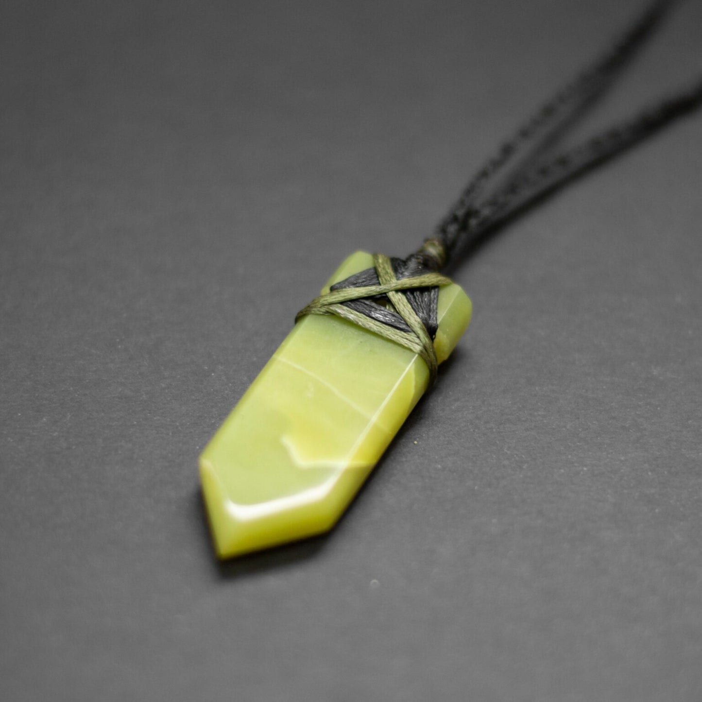 Lemon Jade Toki Necklace - Aquarius Stones
