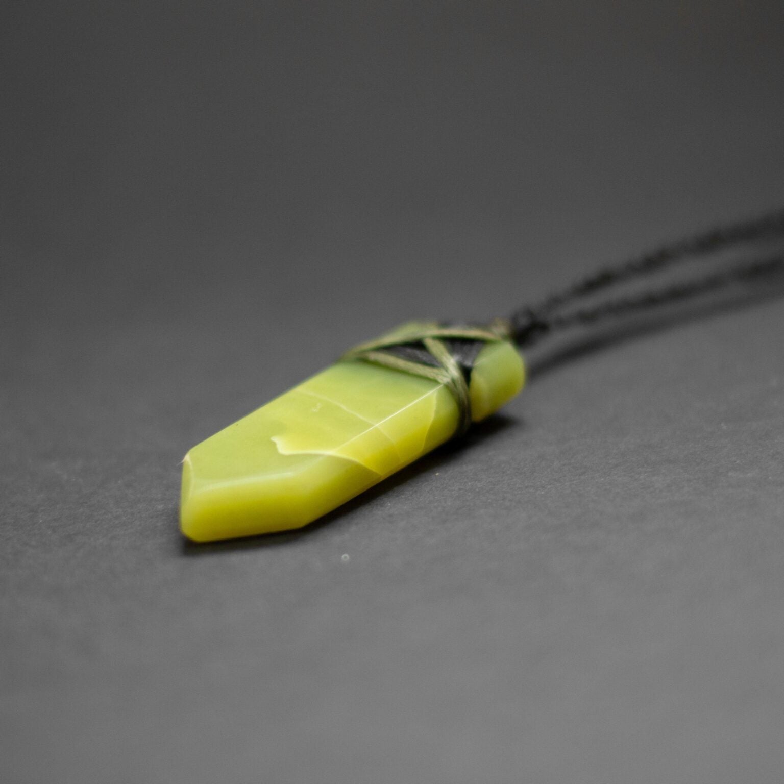 Lemon Jade Toki Necklace - Aquarius Stones