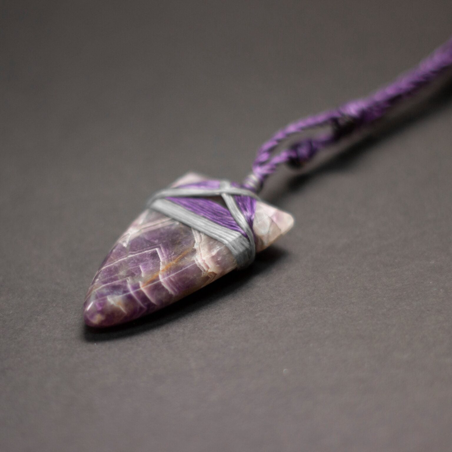 Amethyst Toki Necklace (Light) - Aquarius Stones