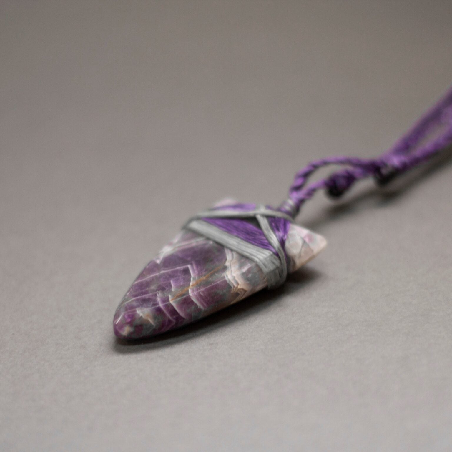 Amethyst Toki Necklace (Light) - Aquarius Stones