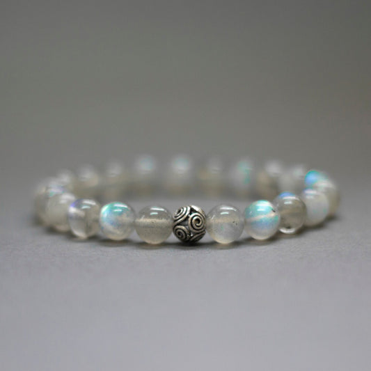 Labradorite Bracelet – 8mm - Aquarius Stones