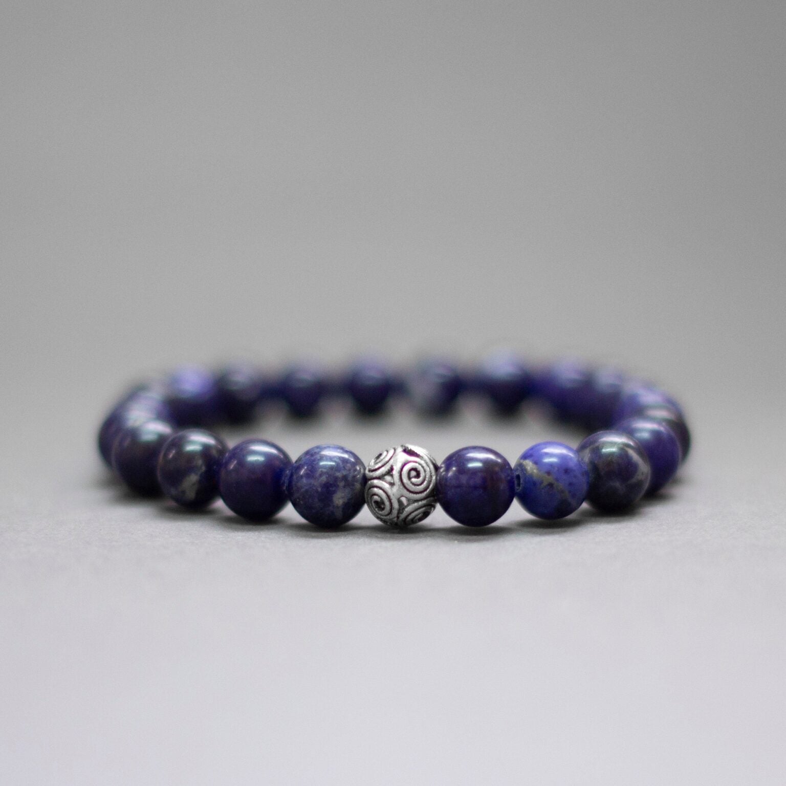Sodalite Bracelet – 8mm - Aquarius Stones
