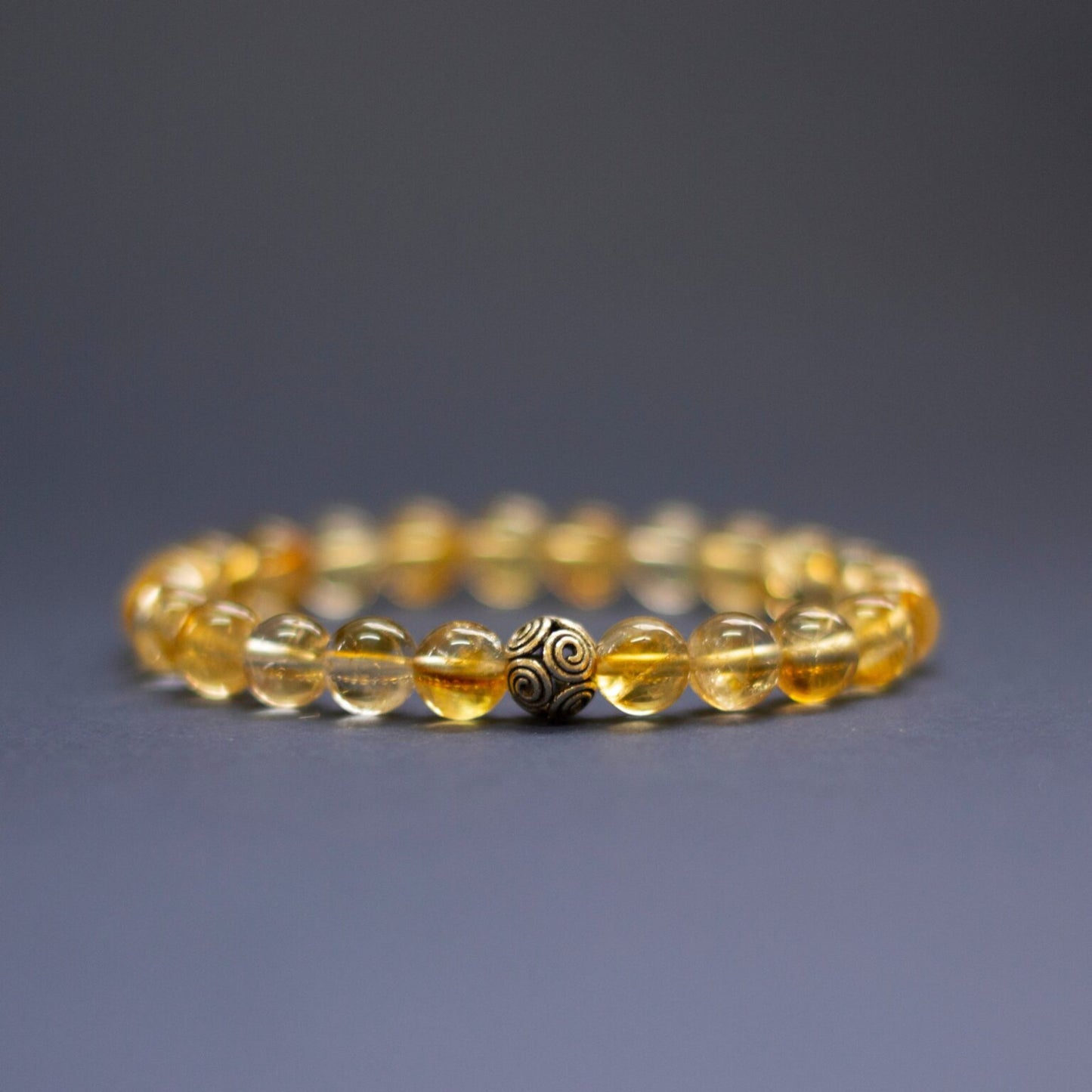 Citrine Bracelet – 8mm - Aquarius Stones