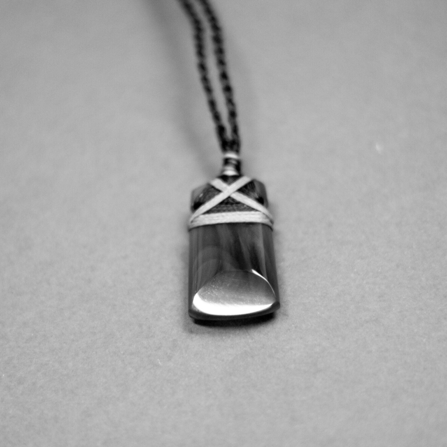 Obsidian Toki Necklace (Small) - Aquarius Stones