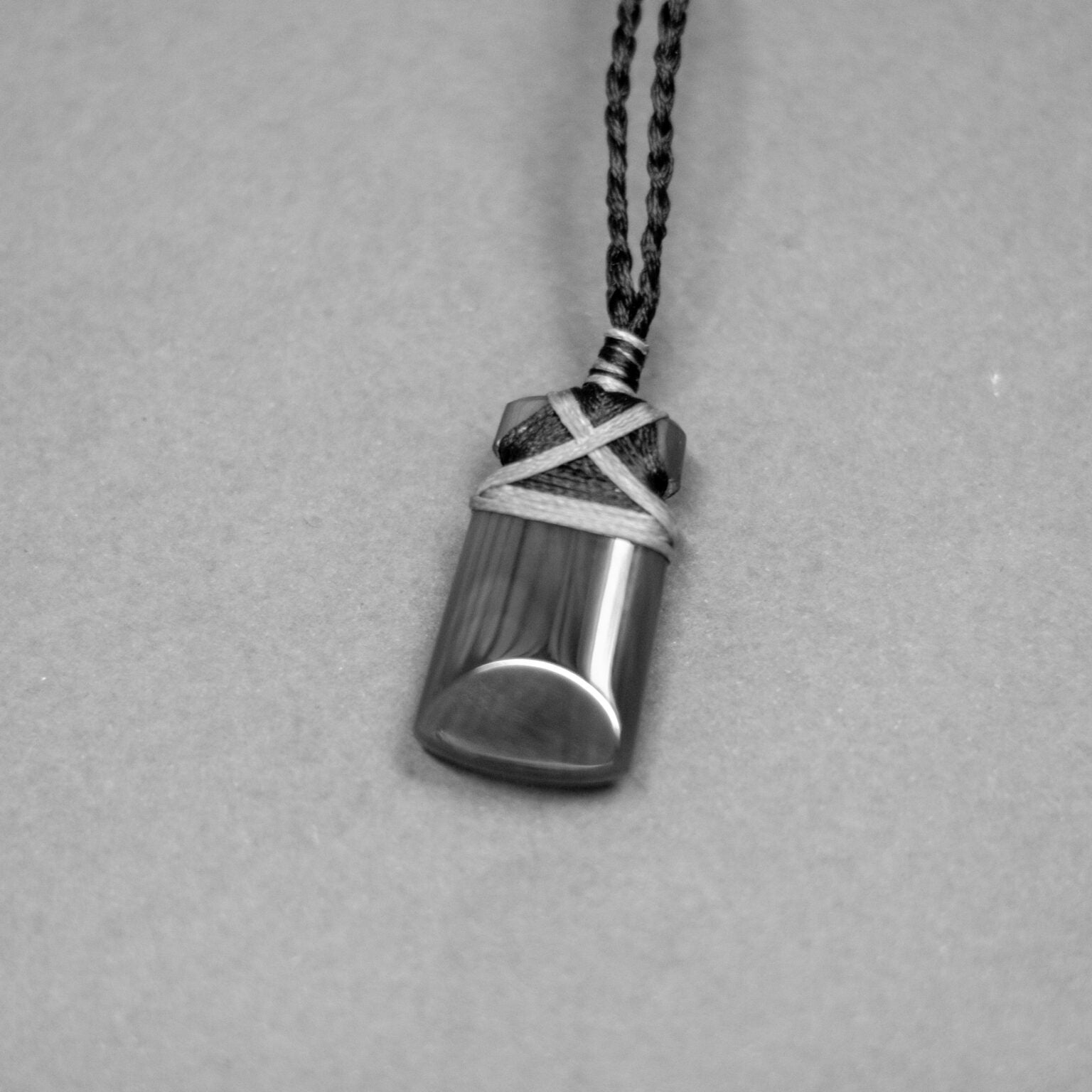 Obsidian Toki Necklace (Small) - Aquarius Stones