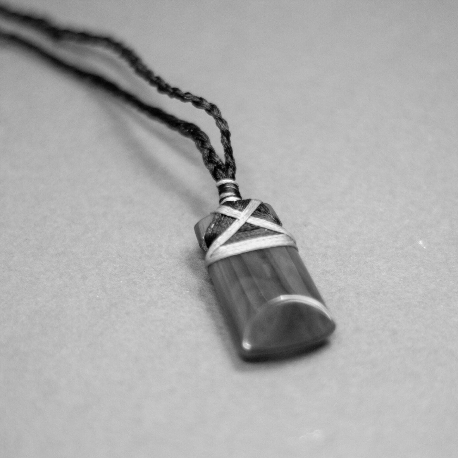 Obsidian Toki Necklace (Small) - Aquarius Stones