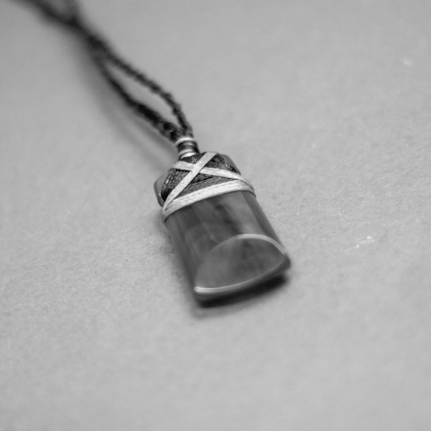 Obsidian Toki Necklace (Small) - Aquarius Stones