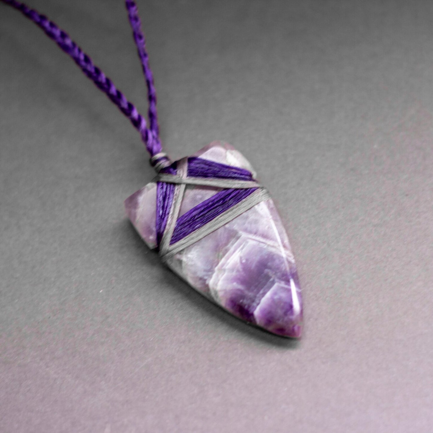 Amethyst Toki Necklace (Light) - Aquarius Stones