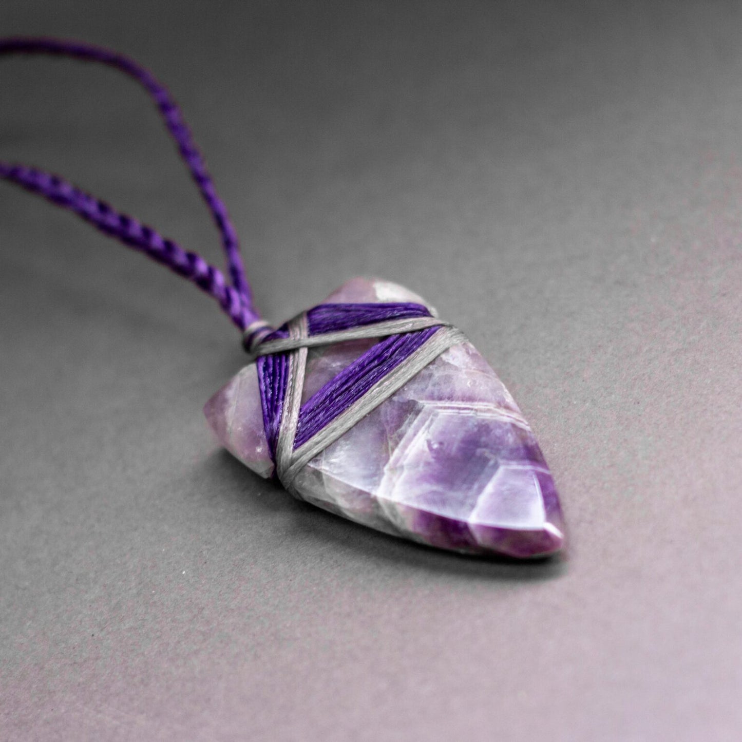 Amethyst Toki Necklace (Light) - Aquarius Stones