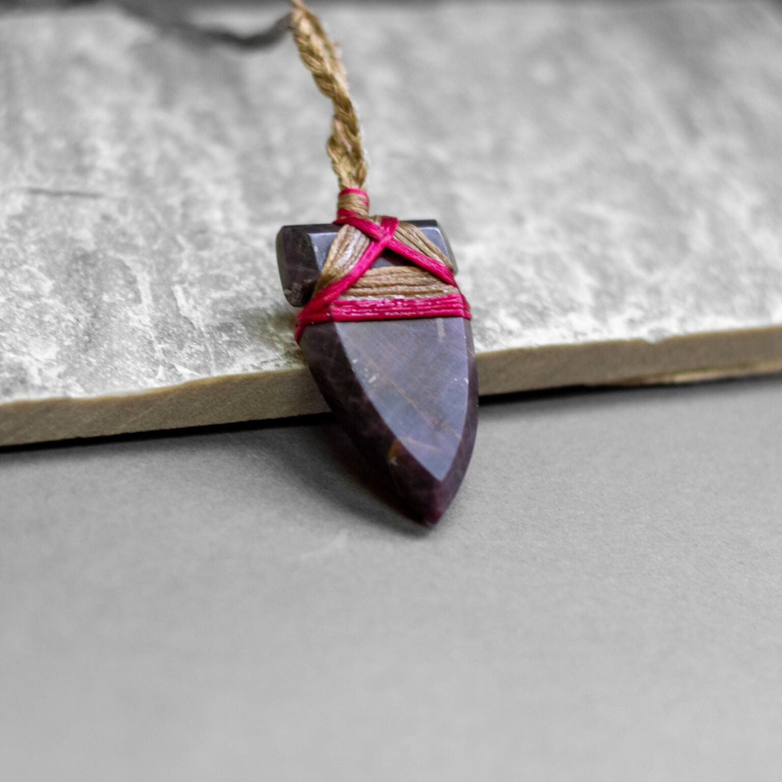 Ruby Toki Necklace - Aquarius Stones