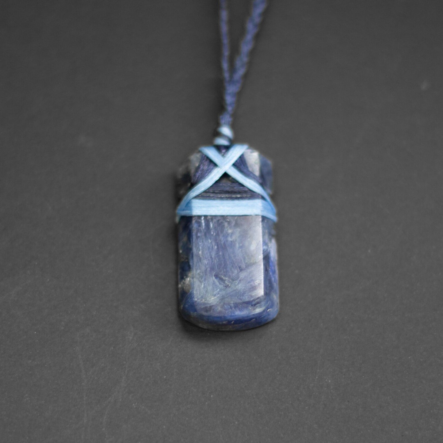 Blue Kyanite Toki Necklace - Aquarius Stones