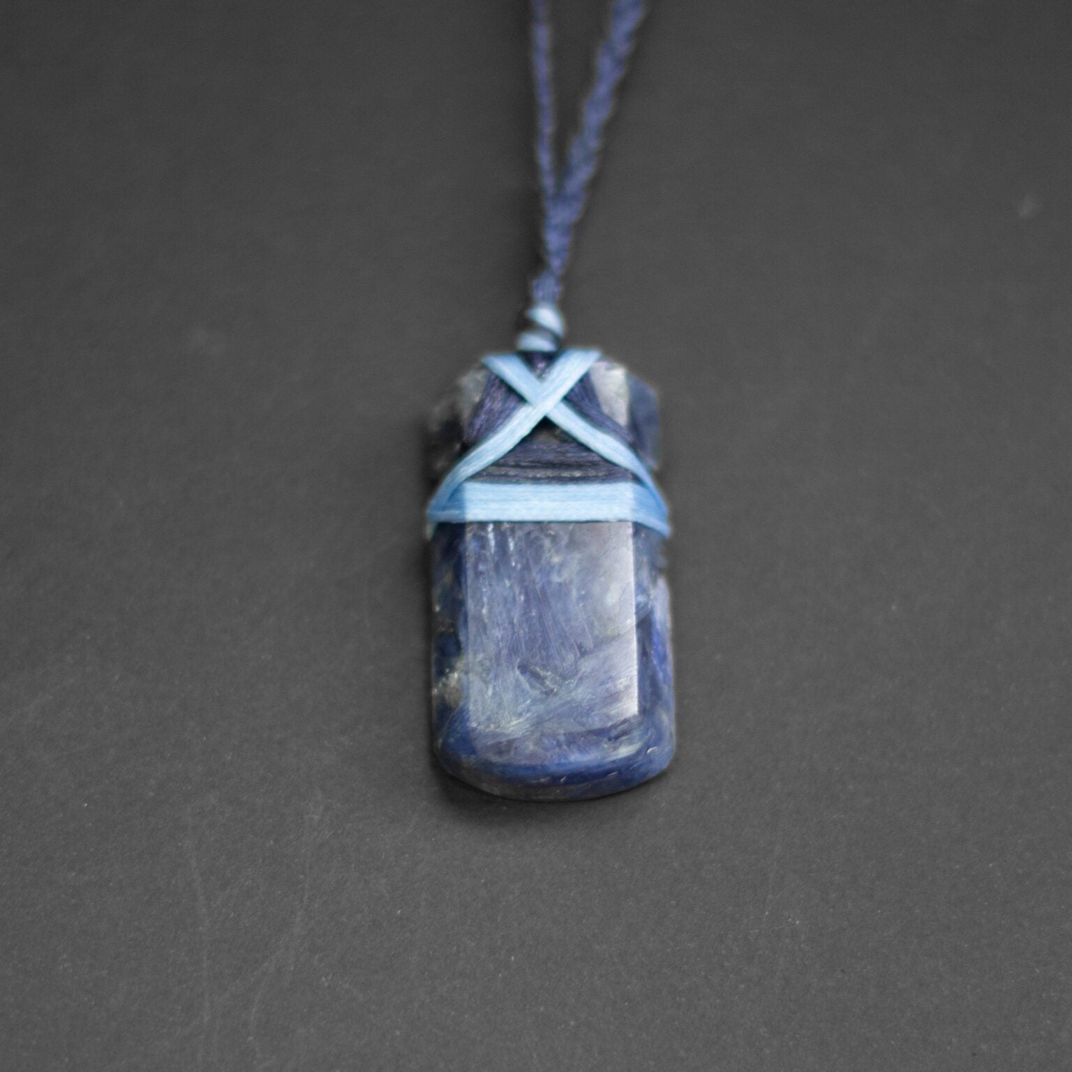 Blue Kyanite Toki Necklace - Aquarius Stones