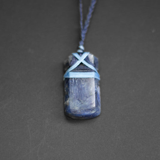 Blue Kyanite Toki Necklace - Aquarius Stones