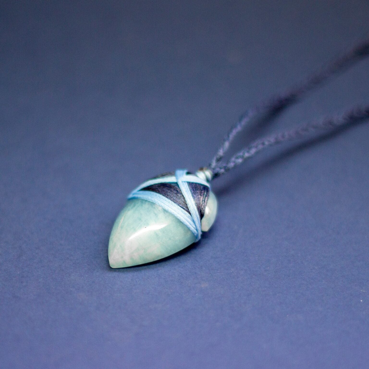 Aquamarine Toki Necklace - Aquarius Stones