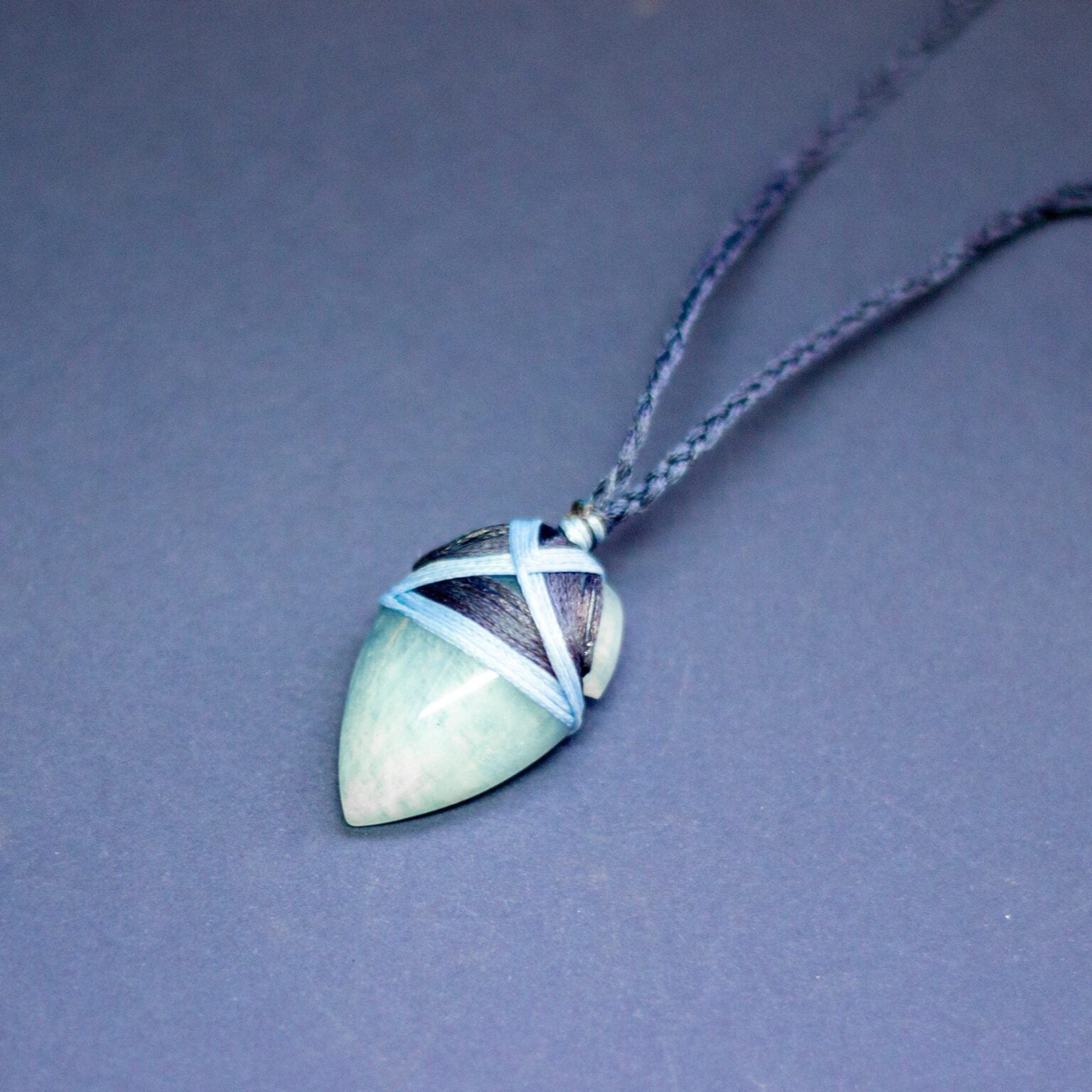 Aquamarine Toki Necklace - Aquarius Stones