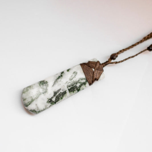 Tree Agate Toki Necklace - Aquarius Stones