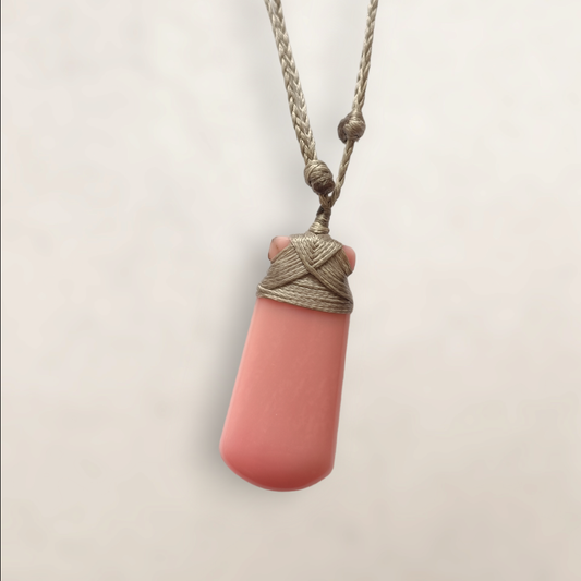 Pink Opal Toki Necklace - Aquarius Stones