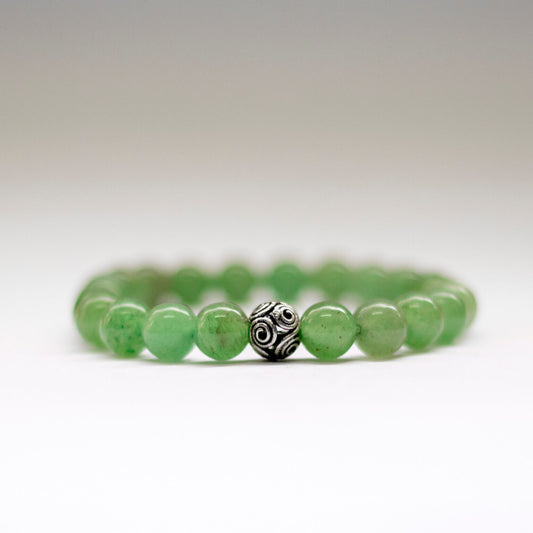 Green Aventurine Bracelet – 8mm - Aquarius Stones