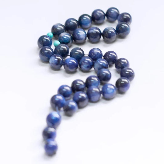 Blue Kyanite Rosary (33 Beads) - Aquarius Stones
