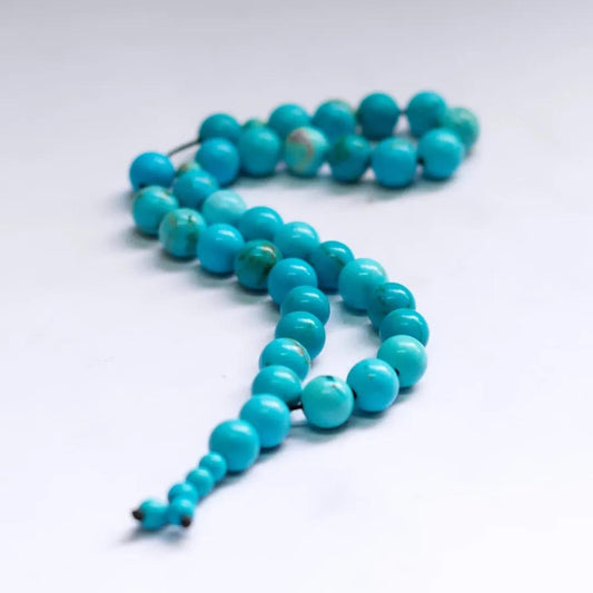 Turquoise Rosary (33 Beads) - Aquarius Stones