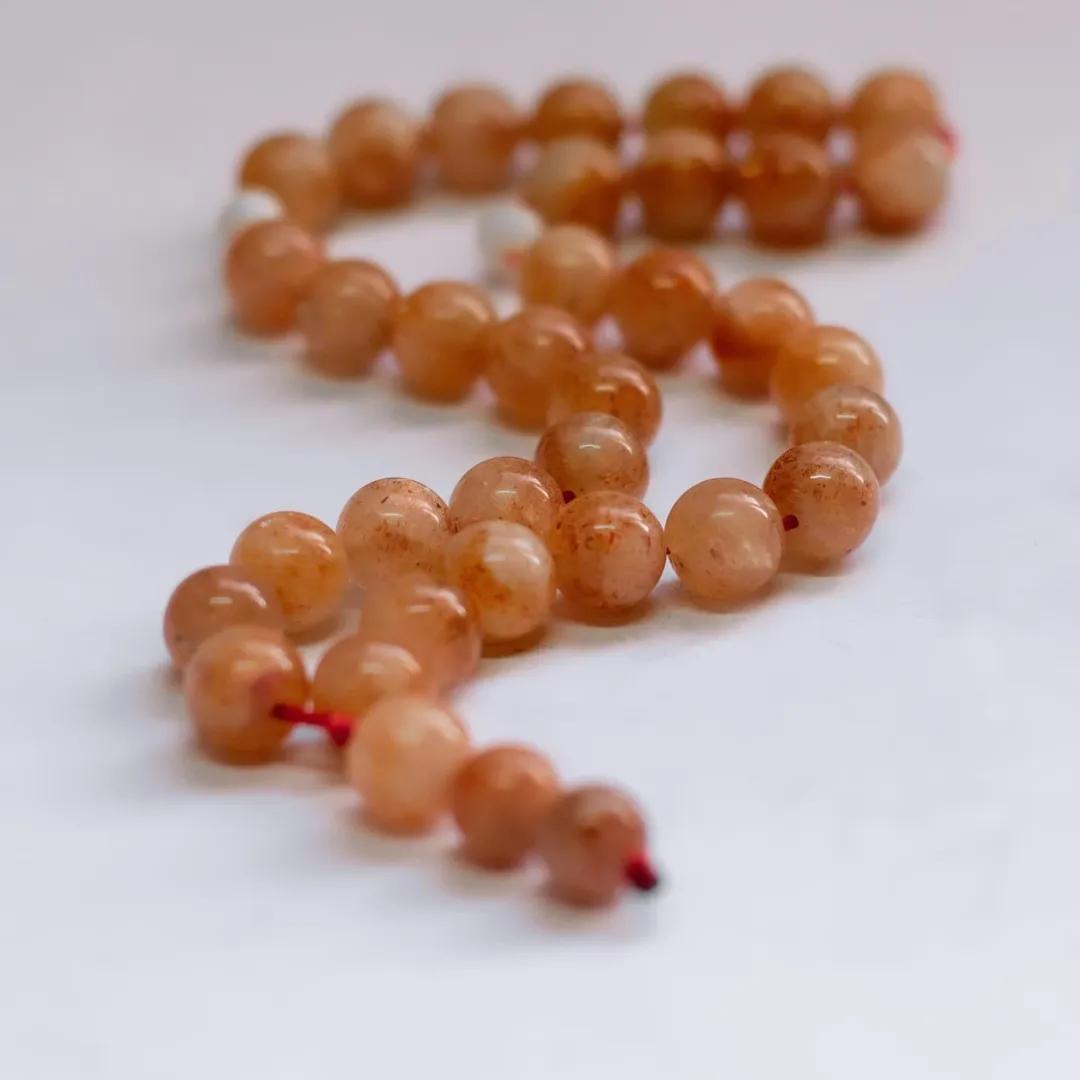 Rainbow Sunstone Rosary - Aquarius Stones