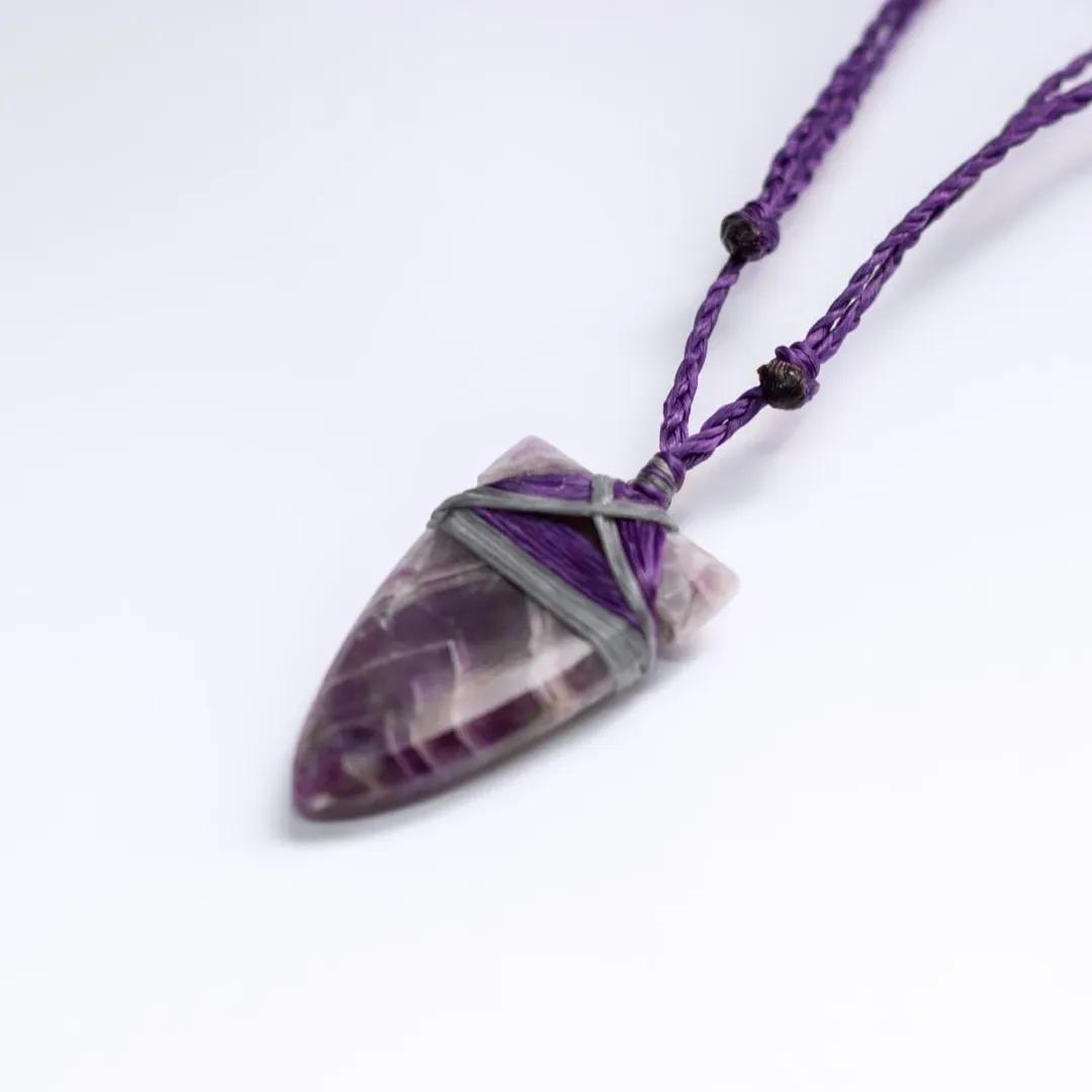 Amethyst Toki Necklace (Light) - Aquarius Stones
