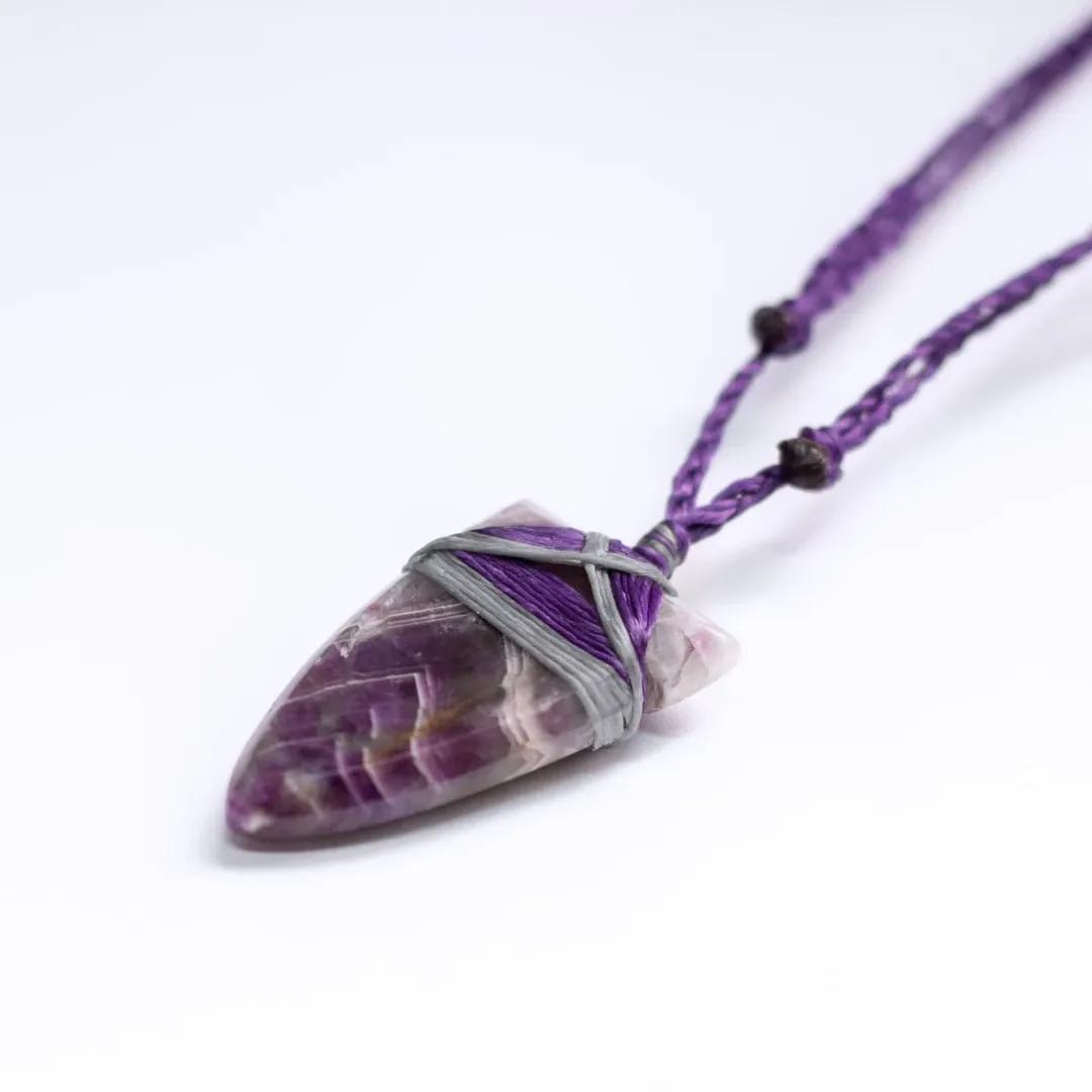 Amethyst Toki Necklace (Light) - Aquarius Stones