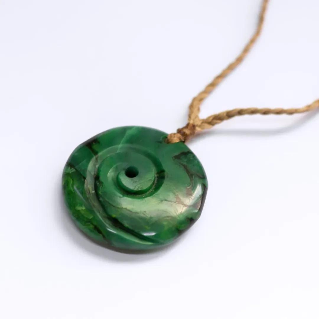 Jade Koru Necklace - Aquarius Stones