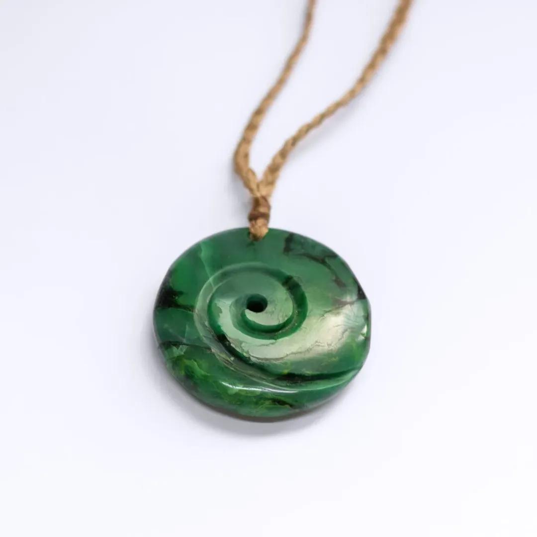Jade Koru Necklace - Aquarius Stones