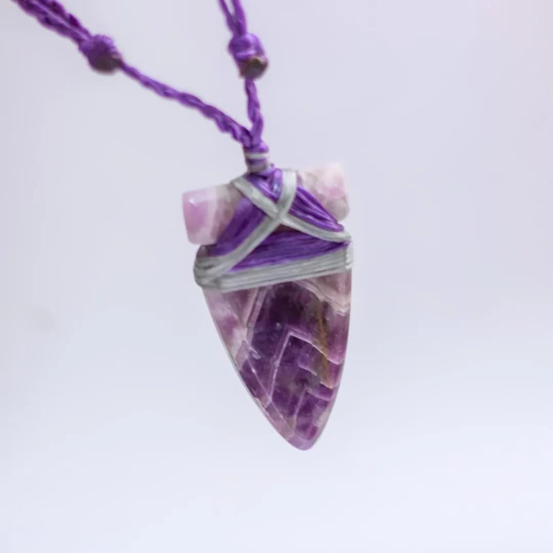 Amethyst Toki Necklace (Light) - Aquarius Stones